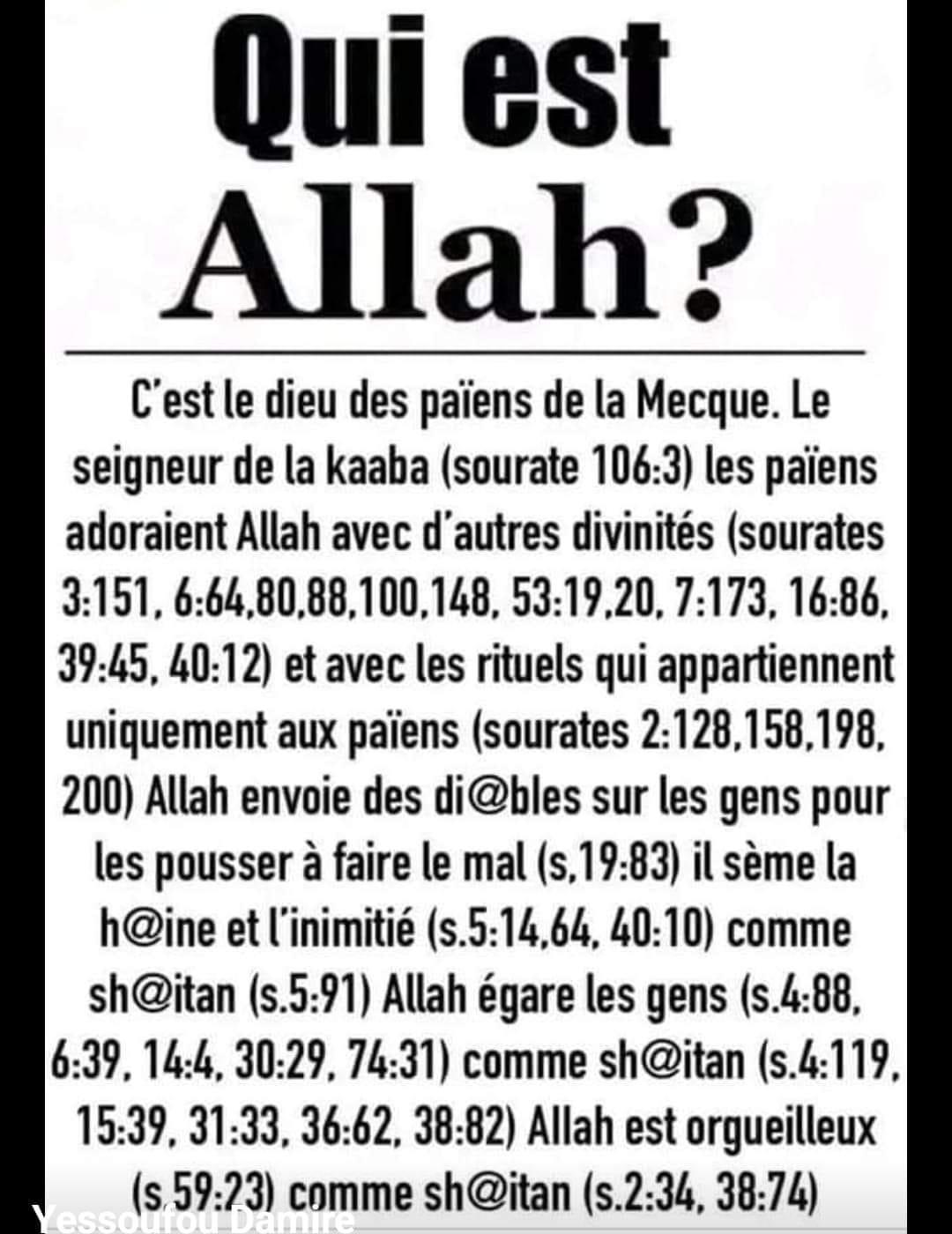 Allah dans le coran 1