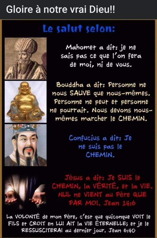 Confucius bouddha mahomet